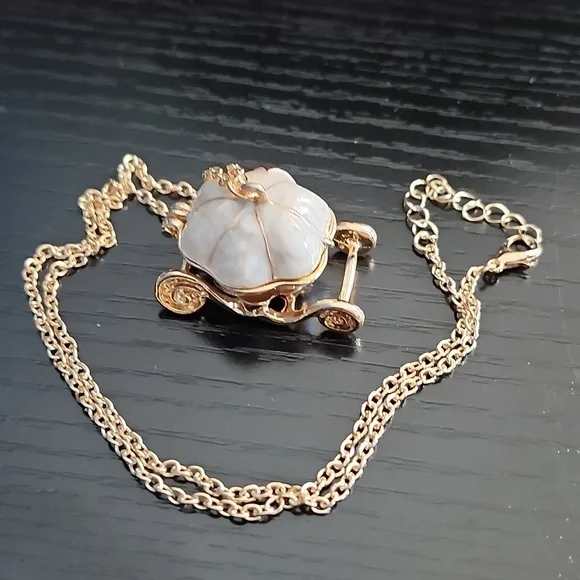 Disney's Cinderella Carriage Inspired Locket Necklace - Picture 3 of 5